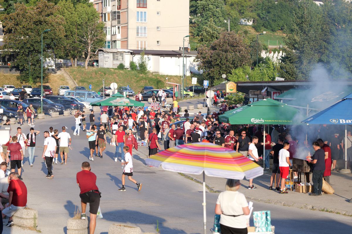 FK Sarajevo - Universitatea Craiova, imagini dinaintea meciului