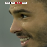 Karlo Muhar a ratat un penalty în Lugano – CFR Cluj // FOTO: Captură PrimaSport