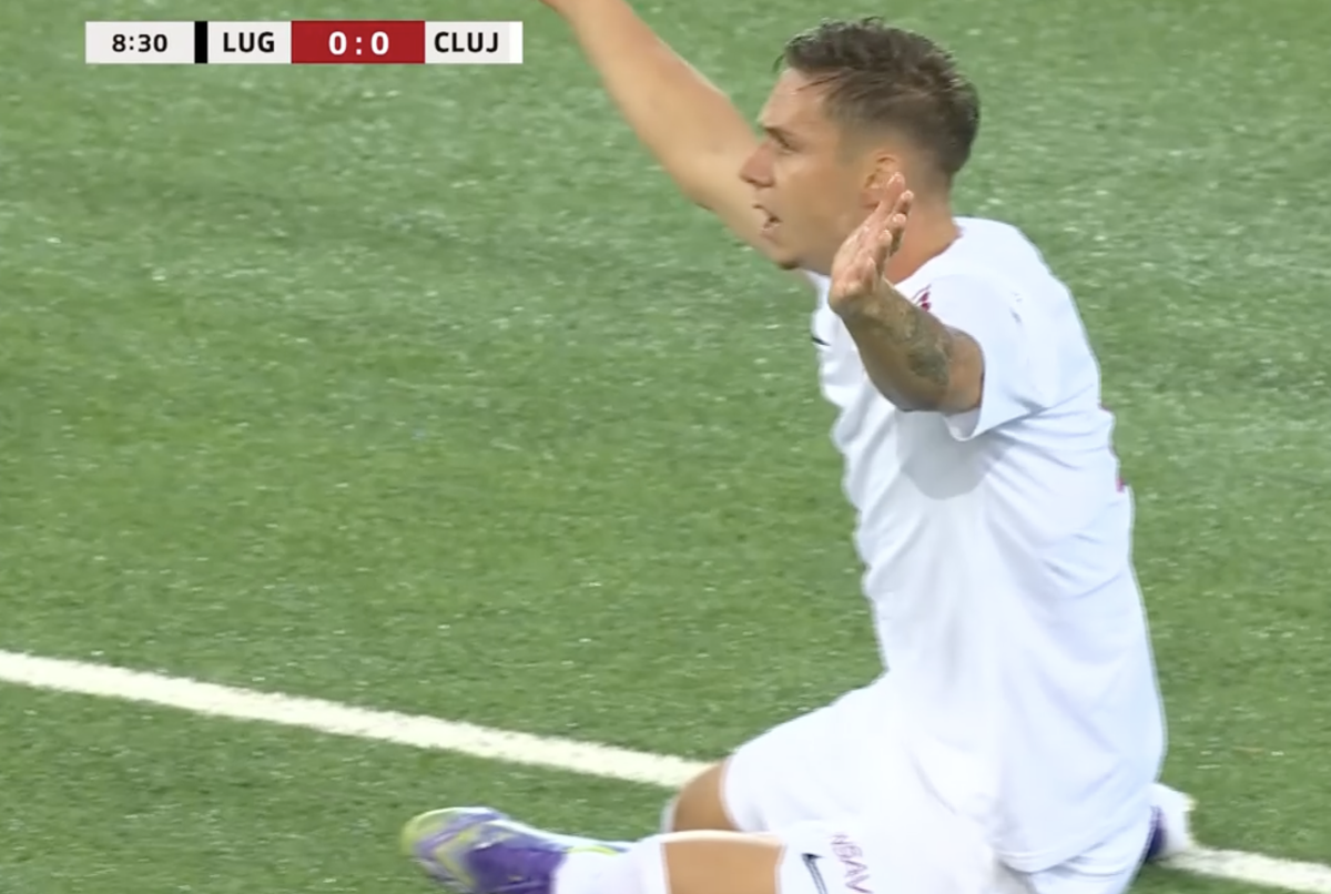 Karlo Muhar a ratat un penalty în Lugano – CFR Cluj