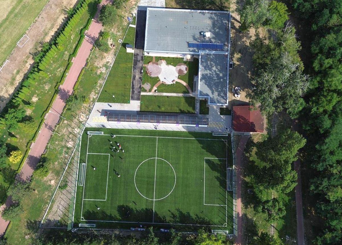 Noul complex sportiv de la Pitești: imagini cu baza construită în Parcul Ștrand, aproape de „Maracana piteșteană” a marelui Dobrin