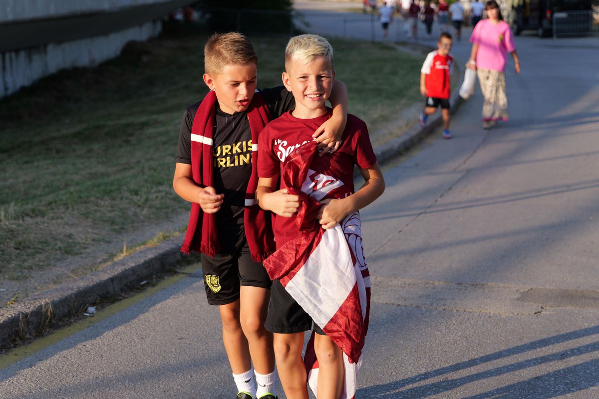 FK Sarajevo - Universitatea Craiova, imagini dinaintea meciului