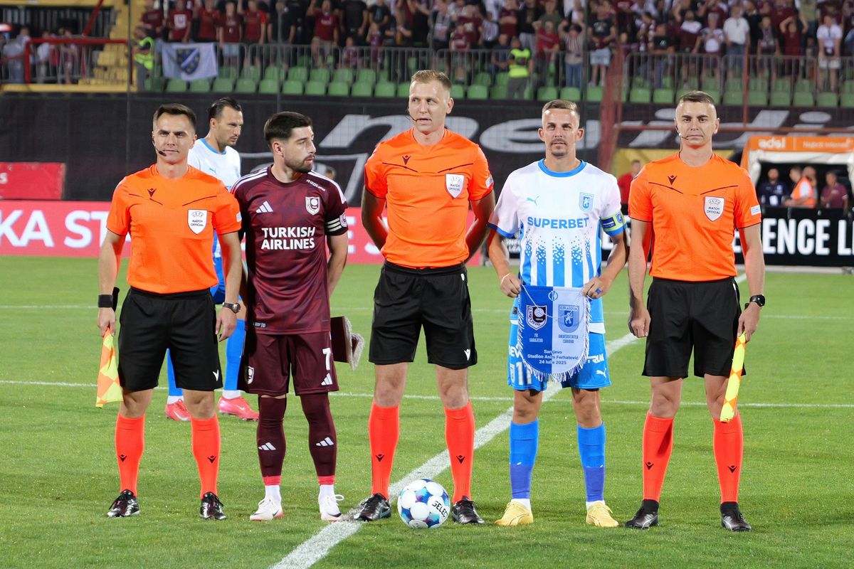 Mihai Rotaru, imediat după FK Sarajevo – Universitatea Craiova: „Slava Ukraini! Au fost 60 de minute dureroase”