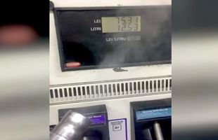 VIDEO Stupoare într-o benzinărie de pe DN 1: pompa scotea aburi în loc de motorină!