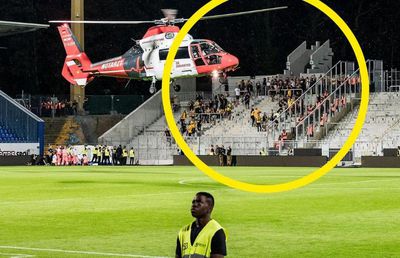 Un fan al lui Dynamo Dresda a căzut de la 6 metri şi e în stare gravă!