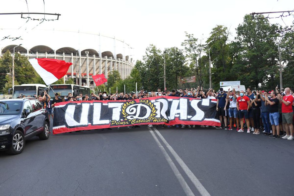 Ultrași la Dinamo - Hermannstadt, Național Arena