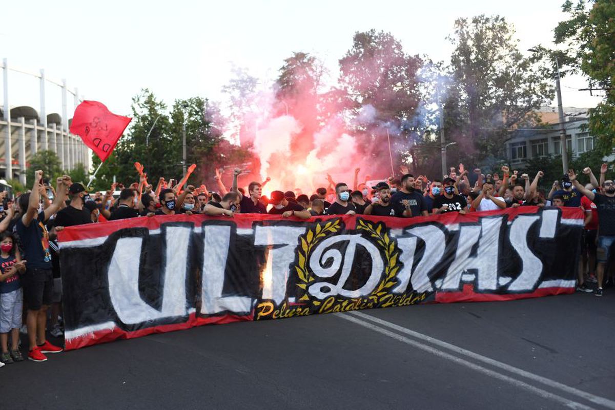 Ultrași la Dinamo - Hermannstadt, Național Arena