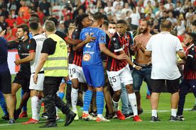 Primele măsuri după incidentele grave de la meciul Nice - Marseille » Un arestat și o peluză închisă