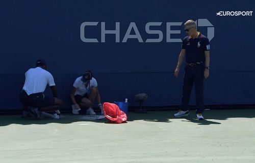 Incident rar în meciul Mihaela Buzarnescu (33 de ani, 154 WTA) - Katarzyna Kawa (28 de ani, 164 WTA), 6-4, 7-5, din calificările US Open.