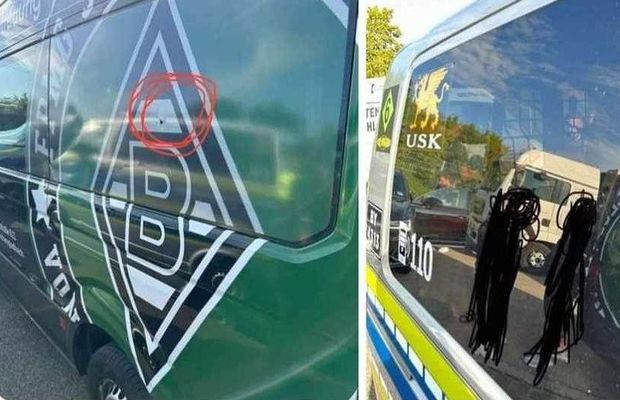 Incident grav la Augsburg » Polițist suspendat după ce a tras cu arma din dotare în autocarul suporterilor