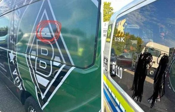 Incident grav la Augsburg » Polițist suspendat după ce a tras cu arma din dotare în autocarul suporterilor