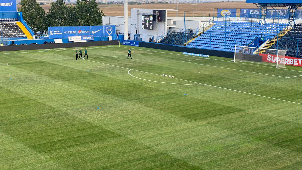 Farul - HJK Helsinki, imagini dinainte de meci