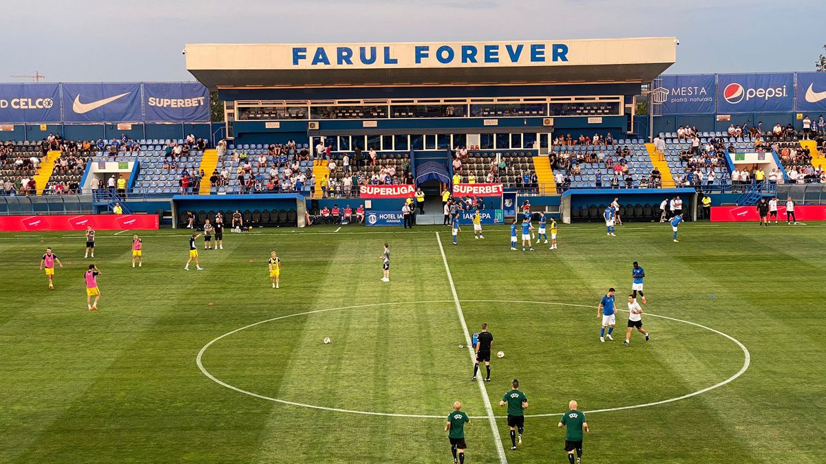 Farul - HJK Helsinki, imagini dinainte de meci