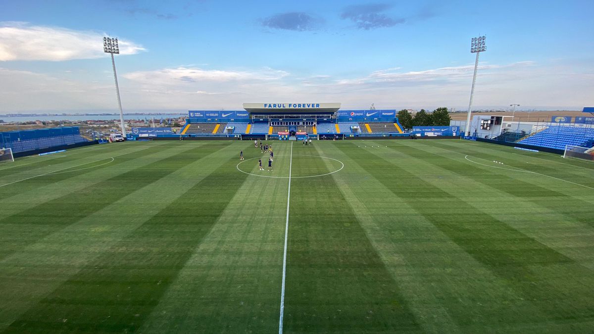 Farul - HJK Helsinki, imagini dinainte de meci