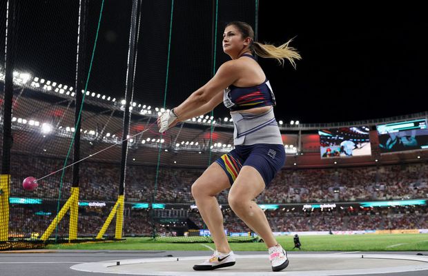 Bianca Ghelber, locul 7 în finala mondială de aruncare a ciocanului » A reușit 73,70 metri din a cincea tentativă