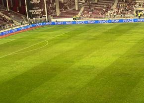 Gazonul din Giulești nu se prezintă în condiții deloc bune » Imagini de pe stadionul Rapidului, de la Dinamo Kiev - Beşiktaş