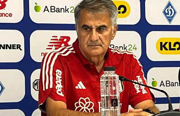 Antrenorul lui Beșiktaș nu se teme de Mircea Lucescu și Dinamo Kiev: „Îl respectăm foarte mult, dar vrem să trecem mai departe!”