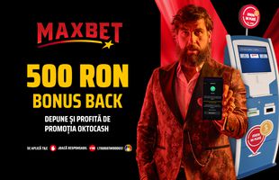 Promoție OKTO.CASH pe MaxBet.ro: până la 500 RON BONUS BACK! Profită și tu!