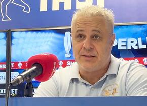 În plină conferință, Șumudică și-a amintit de Neil Lennon: „Apropo, fără niciun pic de ironie”