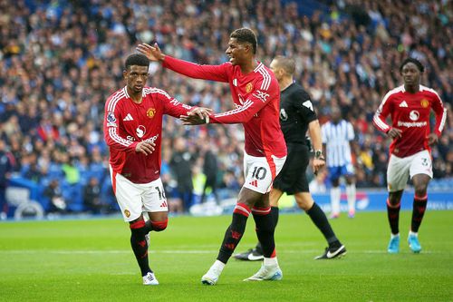 Diallo a înscris în Brighton - Manchester United // foto: Guliver/gettyimages