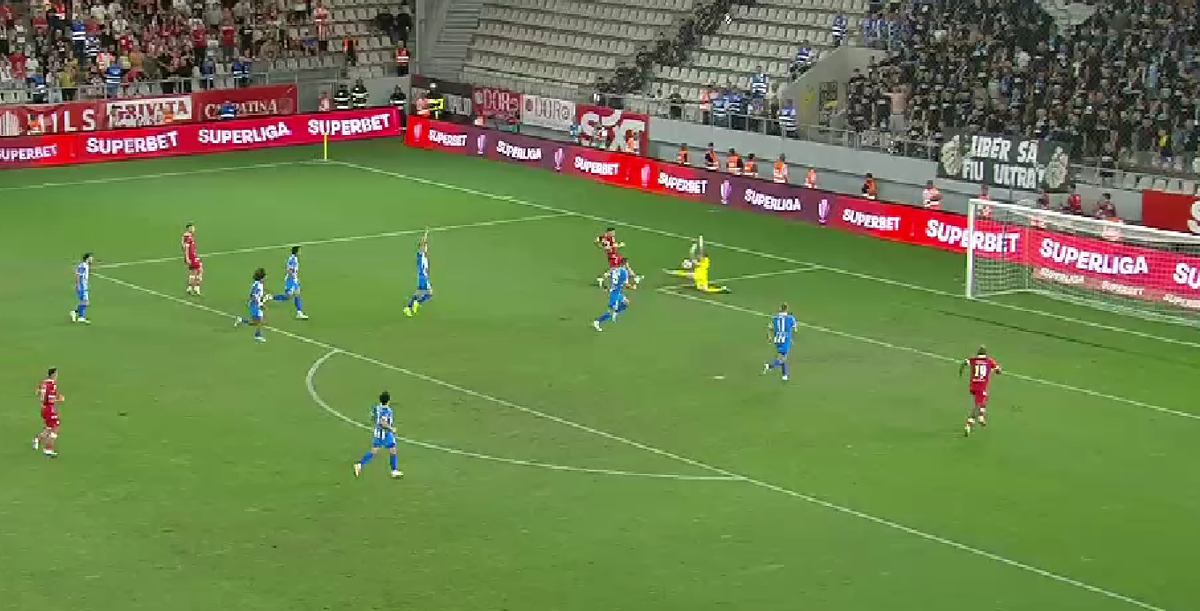 Dinamo a marcat cel mai rapid gol al sezonului! » „Câinii” au avut nevoie de doar 32 de secunde pentru a marca în poarta Universității Craiova