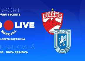 Ediție specială GSP Live » „Câinii” întâlnesc liderul! Alberto Boțoghină și Justin Gafiuc comentează Dinamo - Universitatea Craiova