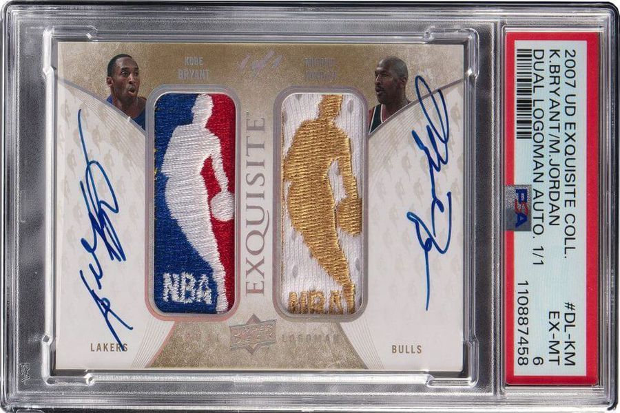 „Sfântul Graal” » Un cartonaș de colecție cu Michael Jordan și Kobe Bryant a fost vândut pe o sumă colosală!