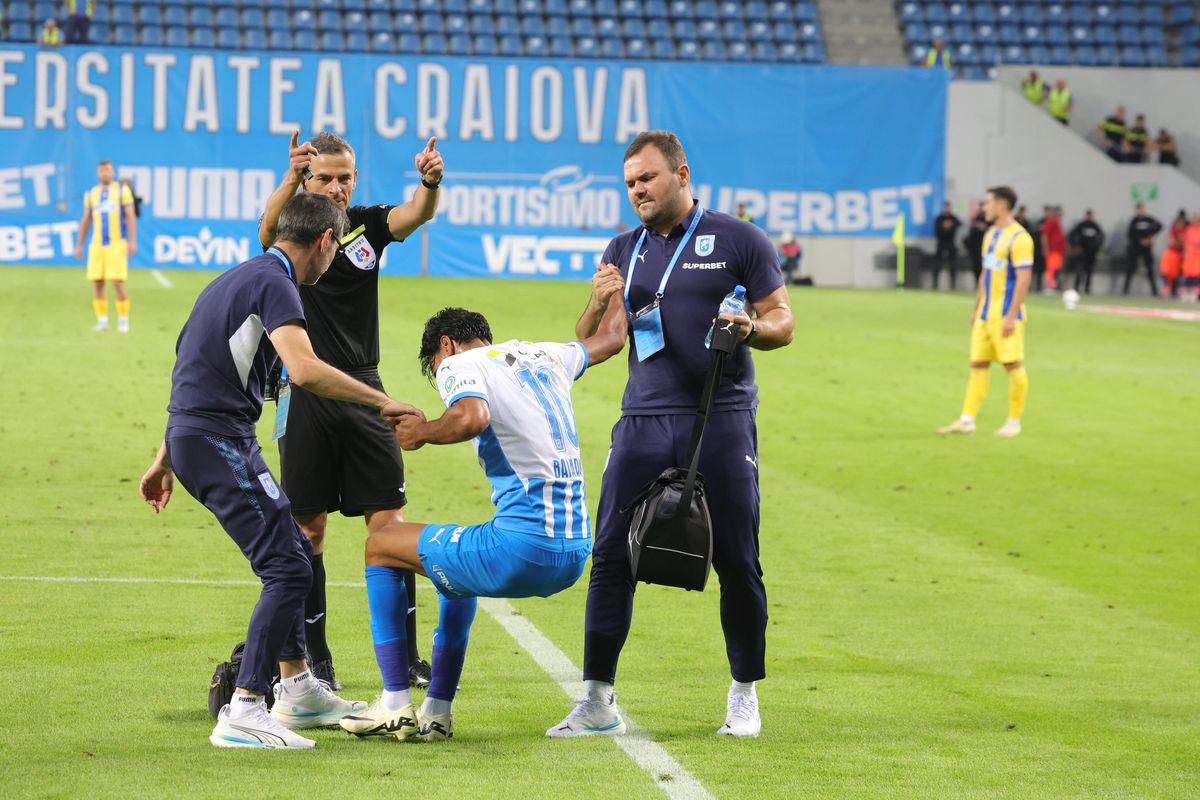 Accidentarea lui Baiaram în Craiova - Petrolul