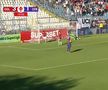 Oțelul Galați - CFR Cluj, gafă la golul de 4-1 / FOTO: Captură TV @Prima Sport 1