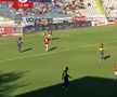 Oțelul Galați - CFR Cluj, gafă la golul de 4-1 / FOTO: Captură TV @Prima Sport 1