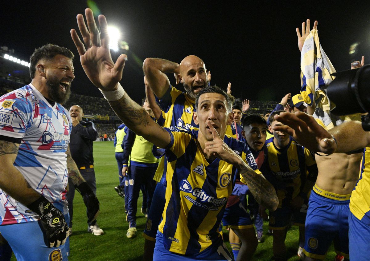 Cristian Fabbiani, fostul atacant de la CFR Cluj, învins de un gol genial al lui Angel Di Maria » Atmosferă de vis în Rosario -  Newells Old Boys