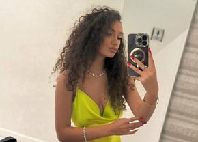 Toți ochii pe Lavinia! Iubita-studentă a „leului” din Bănie, în tribune la Craiova - Petrolul