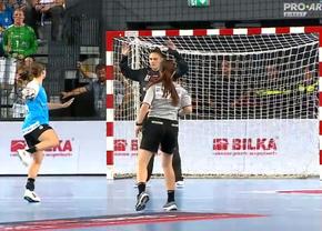 CSM București - Gloria Bistrița, finala Supercupei României la handbal » INCREDIBIL! Laslo, bară-gol în ultima secundă