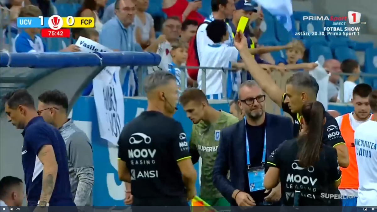 Mirel Rădoi s-a umplut de nervi în Universitatea Craiova - Petrolul Ploiești