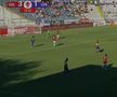 Oțelul Galați - CFR Cluj, gafă la golul de 4-1 / FOTO: Captură TV @Prima Sport 1