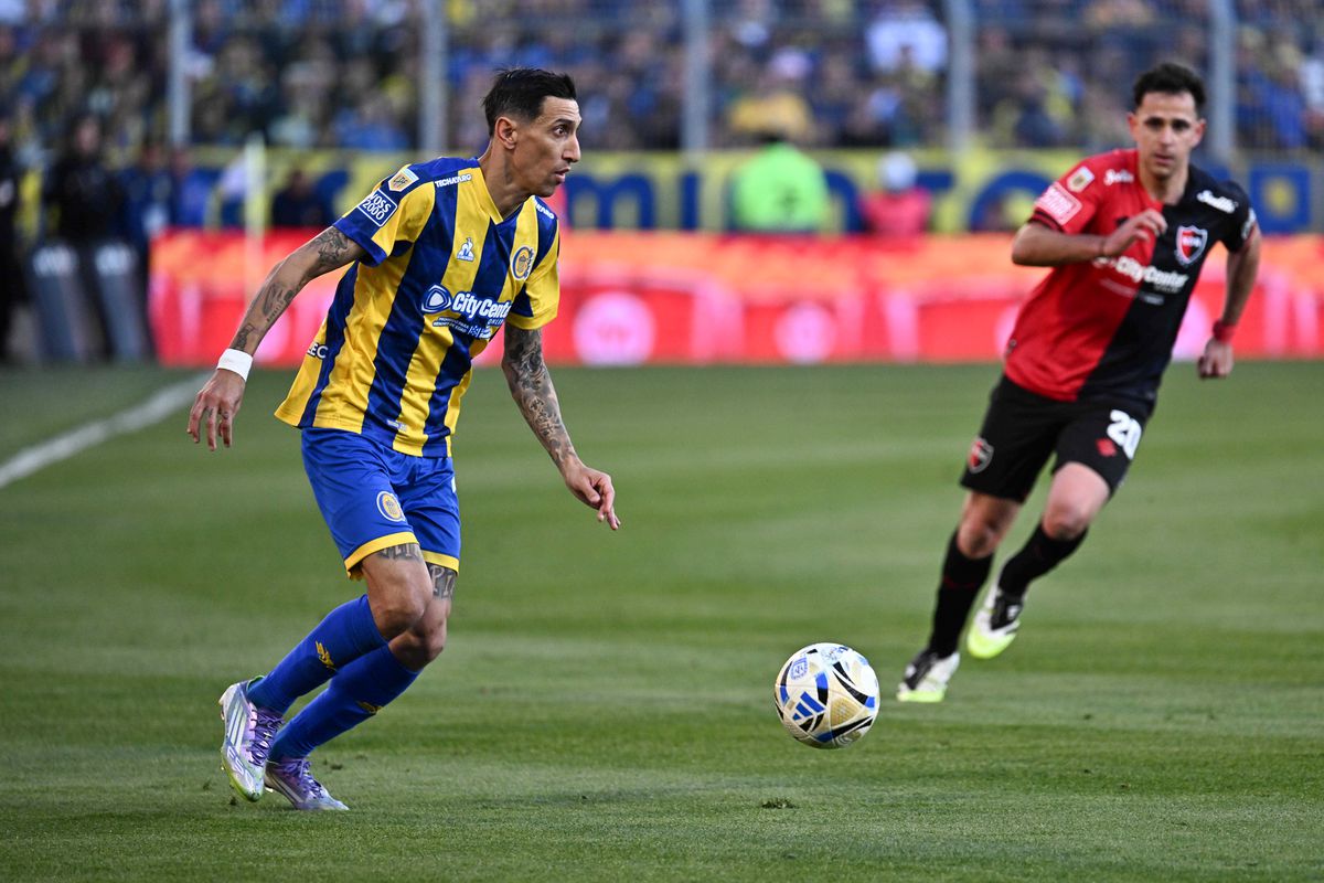 Cristian Fabbiani, fostul atacant de la CFR Cluj, învins de un gol genial al lui Angel Di Maria » Atmosferă de vis în Rosario -  Newells Old Boys