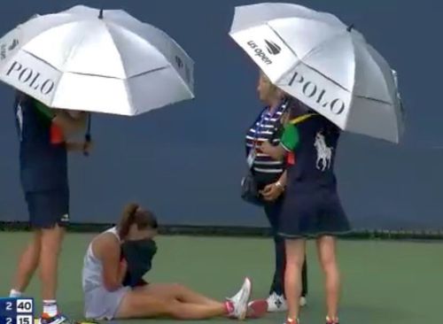 Nuria Párrizas Díaz a abandonat la US Open / foto: X