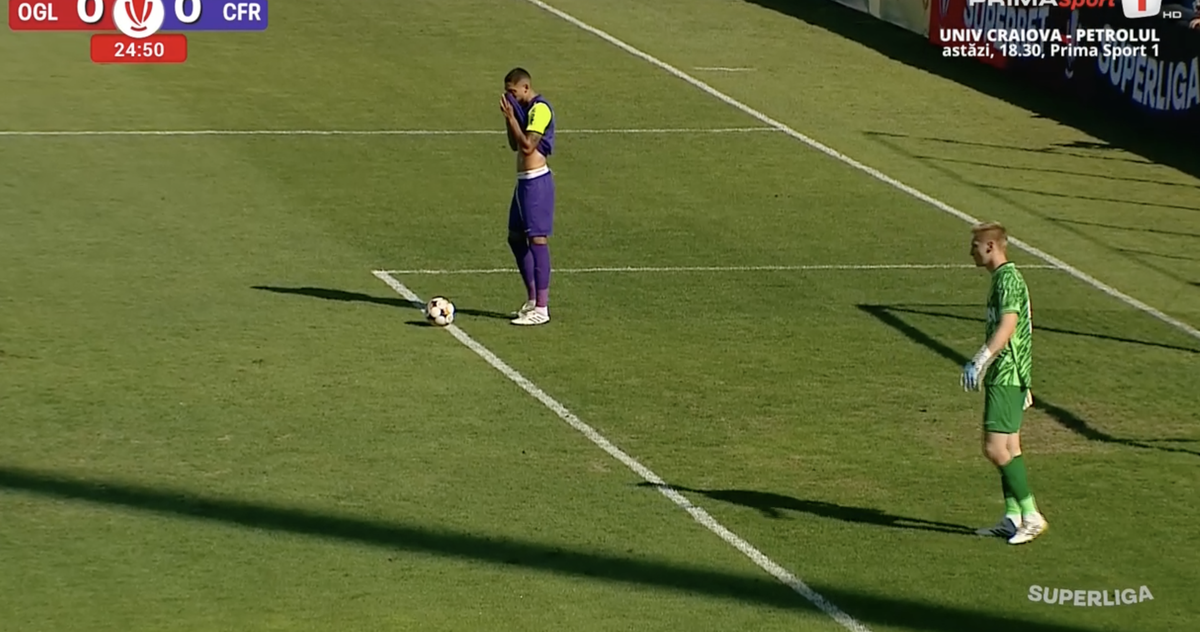 Gafă incredibilă în Oțelul – CFR Cluj