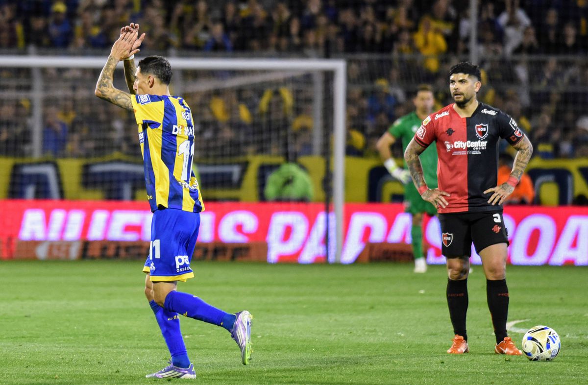 Cristian Fabbiani, fostul atacant de la CFR Cluj, învins de un gol genial al lui Angel Di Maria » Atmosferă de vis în Rosario -  Newells Old Boys