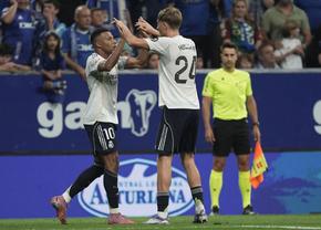 Oviedo - Real Madrid 0-3 » Mbappe și Vinicius au adus victoria „galacticilor”