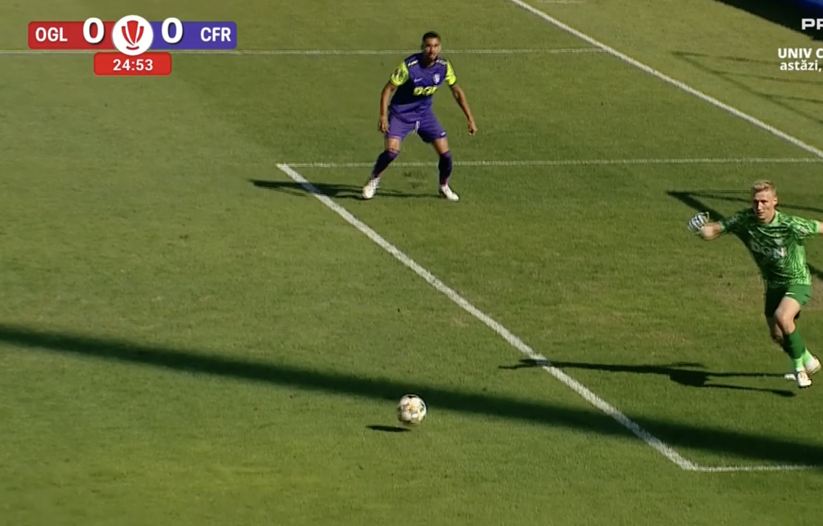 Gafă incredibilă în Oțelul – CFR Cluj