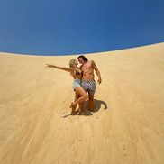 Bruna Loureiro și David Luiz