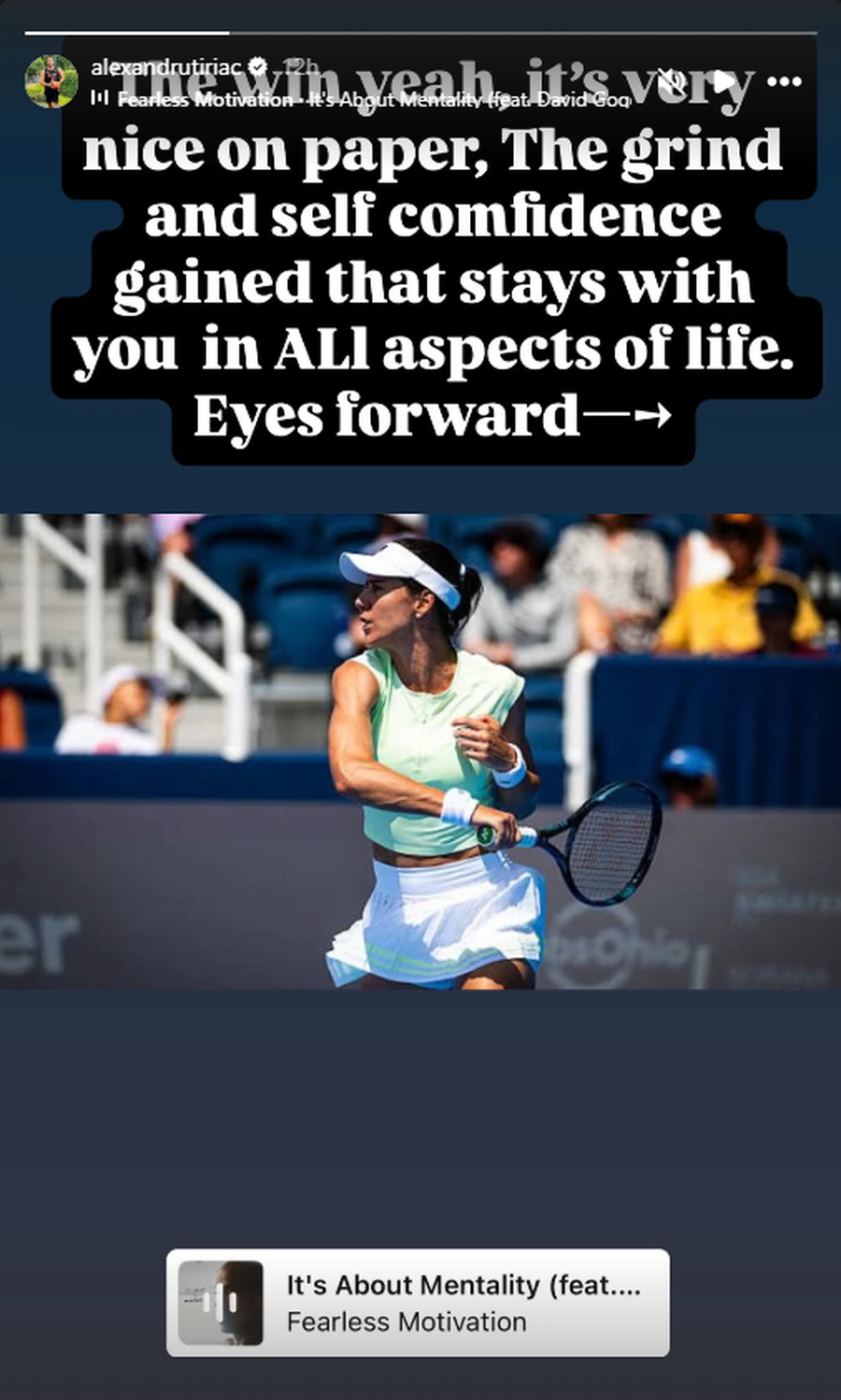 Fiul lui Ion Țiriac a reacționat după ce iubita sa, Sorana Cîrstea, a câștigat finala de la Cleveland: „O victorie, da, este...”