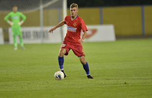 „Blondul de la Bârlad”, căpitanul de 18 ani al lui FCSB » A fost juniorul lui Dinamo și are un vis: „Vreau să fiu mai mare decât Pintilii!”
