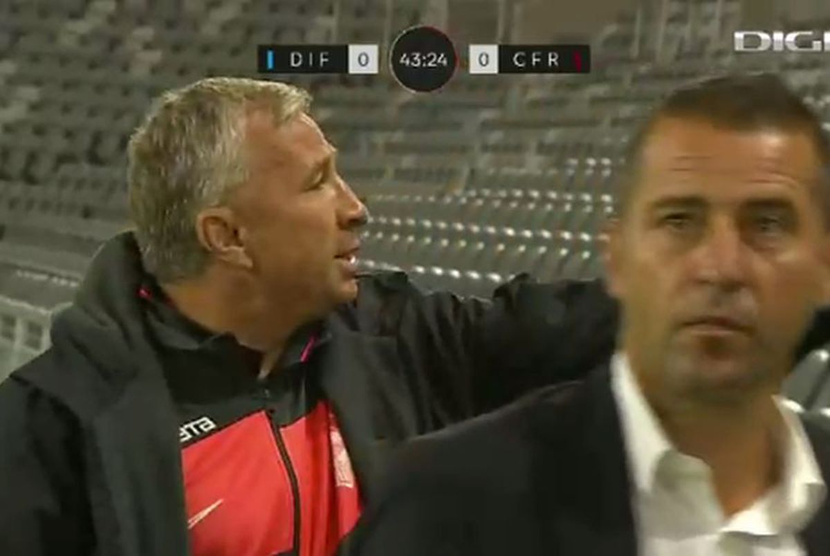 DJURGARDEN - CFR CLUJ. Dan Petrescu, iute și furios în Suedia: „Spune-i, bă, că e penalty!” 