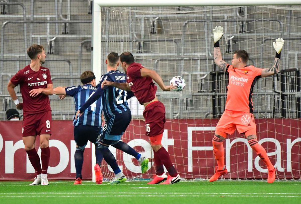 DJURGARDEN - CFR CLUJ 0-1. Fotbalistul lui CFR cerut la națională după victoria din Suedia: „Cel mai bun fundaș român!” / „Are 15 perechi de plămâni”