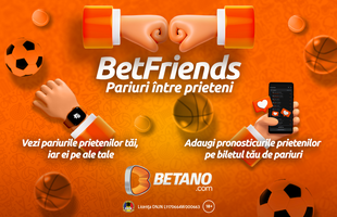 Betano lansează BetFriends, noua funcție pentru a-ți ridica jocul la un alt nivel!