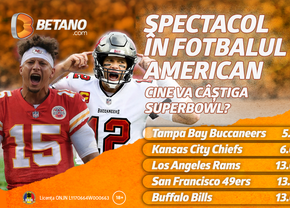 Spectacol la Cote Maxime în Fotbalul American! Ofertă unică de pariere pe Betano