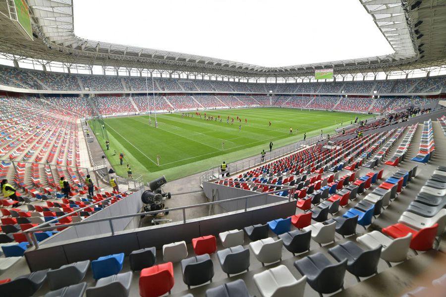 Tribunele arenei din Ghencea, goale la meciul de rugby dintre CSA și U Cluj Edi Iordănescu vrea pe Ghencea: „Pentru rugby văd că se poate, pentru noi de ce nu?”