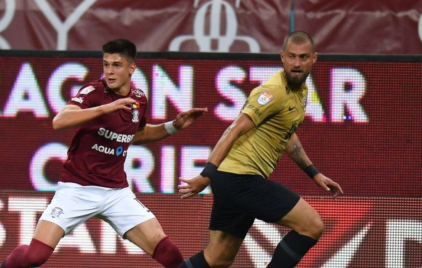 Rapid - FC Voluntari 0-1 | Gabi Tamaș, fundașul ilfovenilor, nu e surprins de locul 3 pe care îl ocupă acum formația sa.