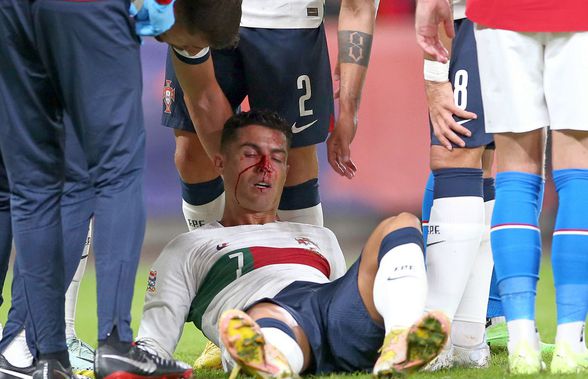 Cristiano Ronaldo și-a spart nasul în meciul Portugaliei + Lovitură de teatru la Zaragoza: Elveția câștigă în Spania » Cum arată clasamentul